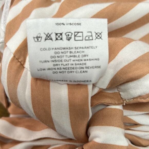 FAITHFUL THE BAND‎ STRIPED SQUARED NECKLINE CROPTOP SIZE L - Picture 5 of 5